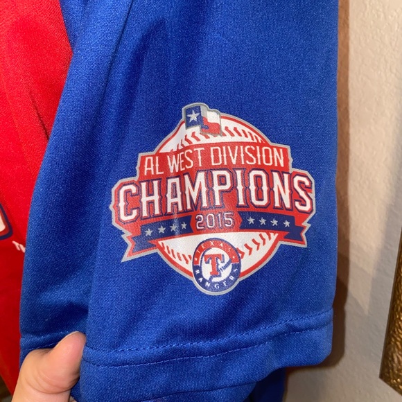 Vintage Texas Rangers Players warm up pullover: World Series: Seager: Globe Life - Picture 2 of 5